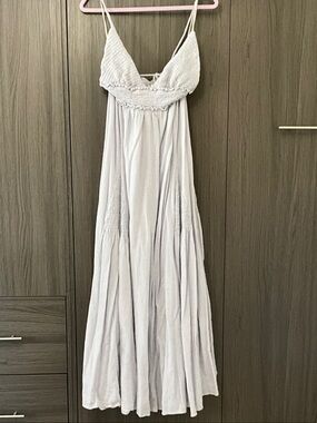 Free People Lavender Smocked Bust Maxi Dress
